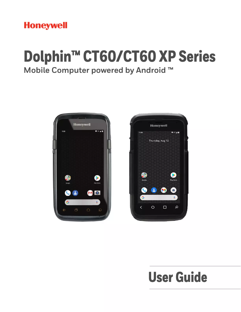 Page 1 de la notice Manuel utilisateur Honeywell Dolphin CT60