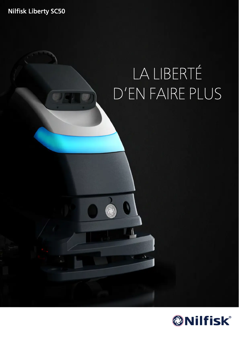 Page 1 de la notice Brochure Nilfisk Liberty SC50