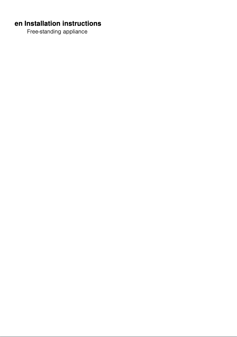 Page 1 de la notice Guide d'installation Bosch KDN46VI20M