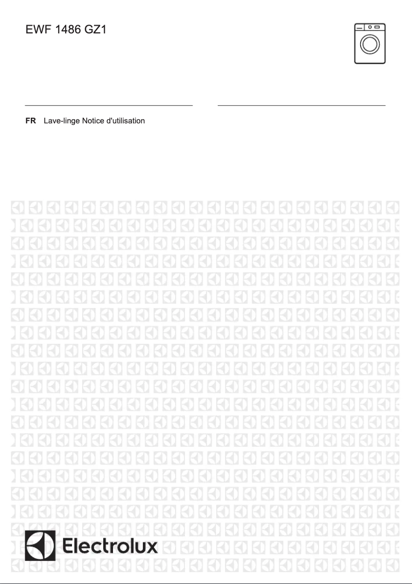 Page 1 de la notice Manuel utilisateur Electrolux EWF1486GZ1
