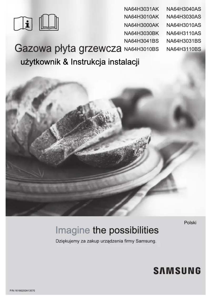 Page 1 de la notice Manuel utilisateur Samsung NA64H3031AK