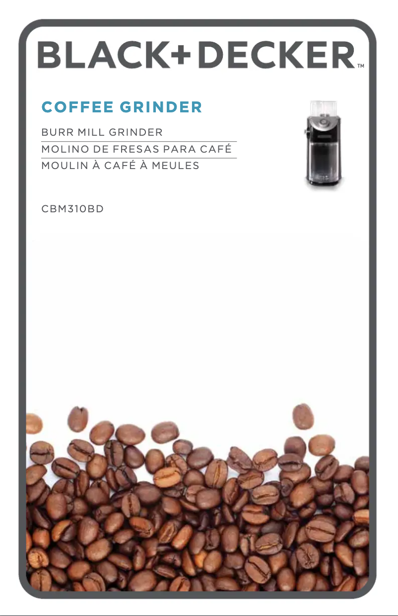 Página 1 del manual Manual de usuario Black & Decker CBM310BD