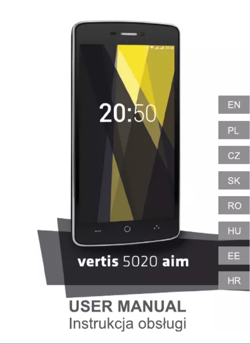 Page 1 de la notice Manuel utilisateur Overmax Vertis 5020 Aim