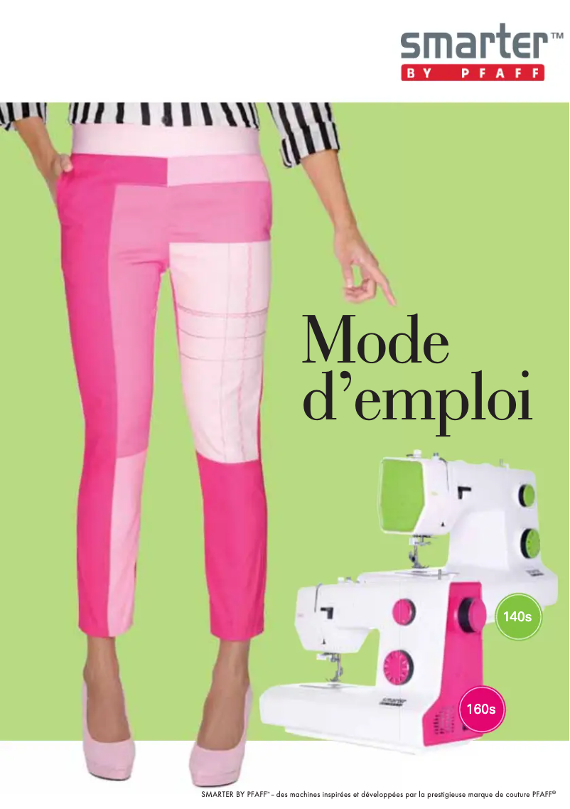 Página 1 del manual Manual de usuario Pfaff Smarter by 160s