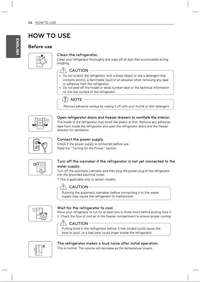Page 1 de la notice Manuel d'utilisation et d'entretien LG LFXS30796