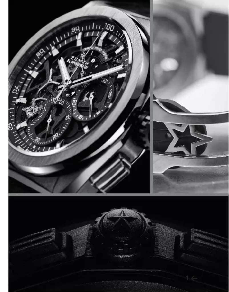 Page 1 de la notice Manuel utilisateur Zenith Defy El Primero 21 Swizz Beatz 45.9001.9004/78.R581