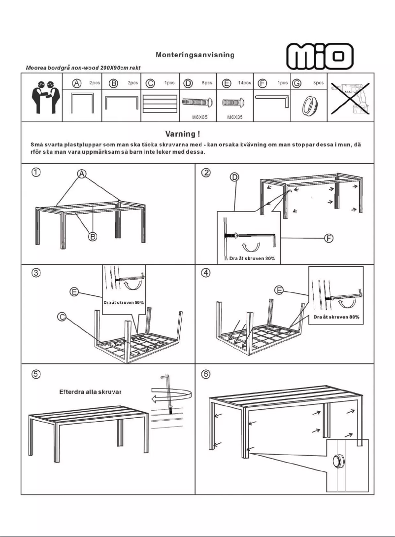 Page 1 de la notice Manuel utilisateur Mio Moorea
