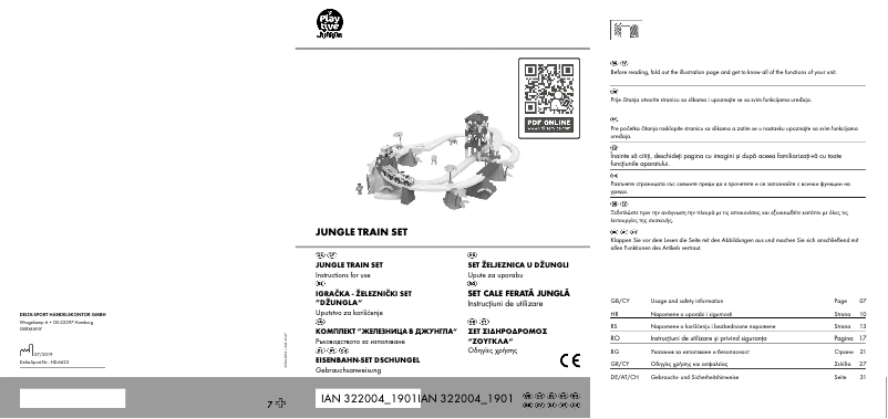 Page 1 de la notice Manuel utilisateur Playtive IAN 322004