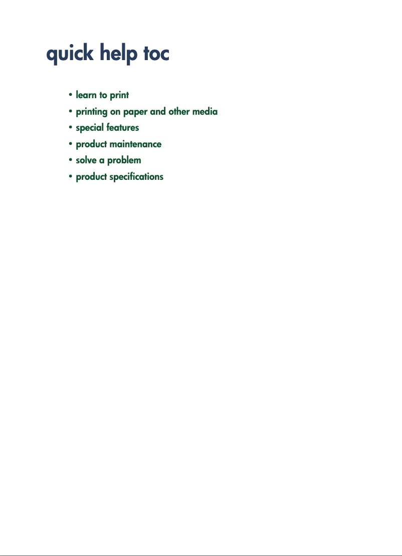 Page n°1 - Manuel utilisateur HP Deskjet 995ck