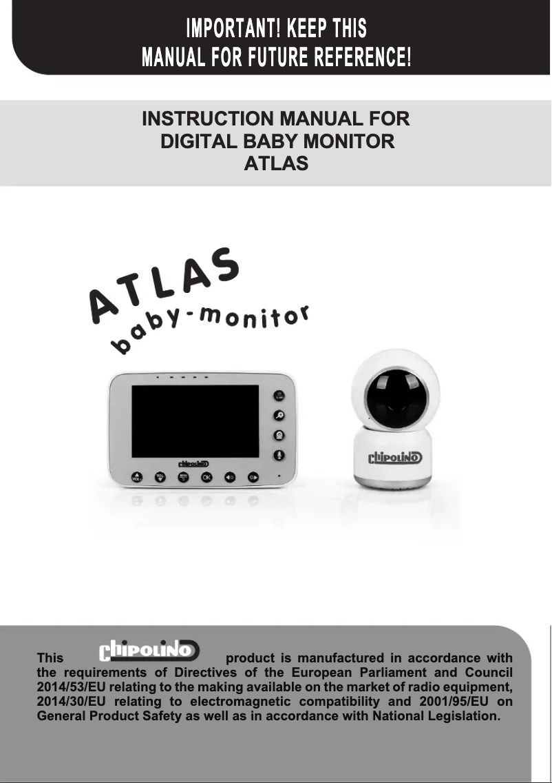 Page 1 de la notice Manuel utilisateur Chipolino Atlas