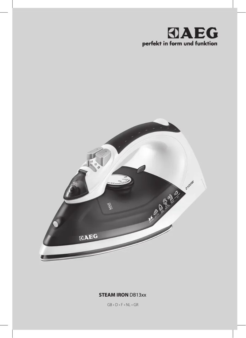 Página 1 del manual Manual de usuario AEG DB1384-CH