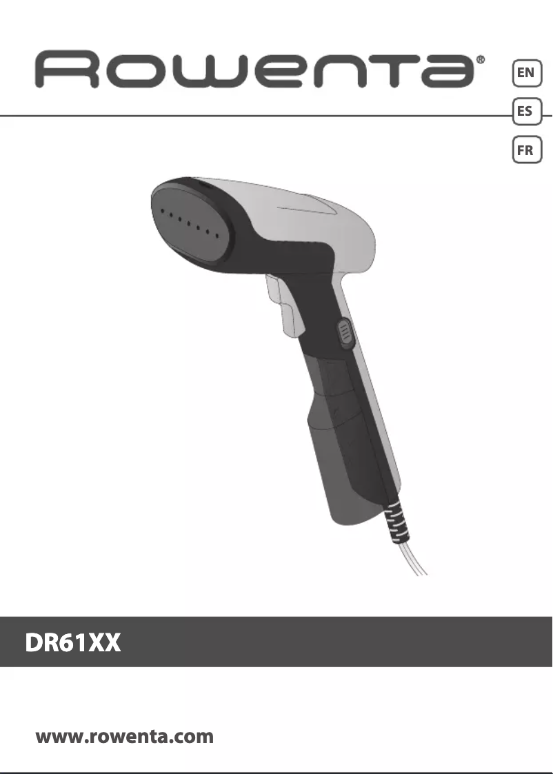 Page 1 de la notice Manuel utilisateur Rowenta X-Cel Steam First DR6130