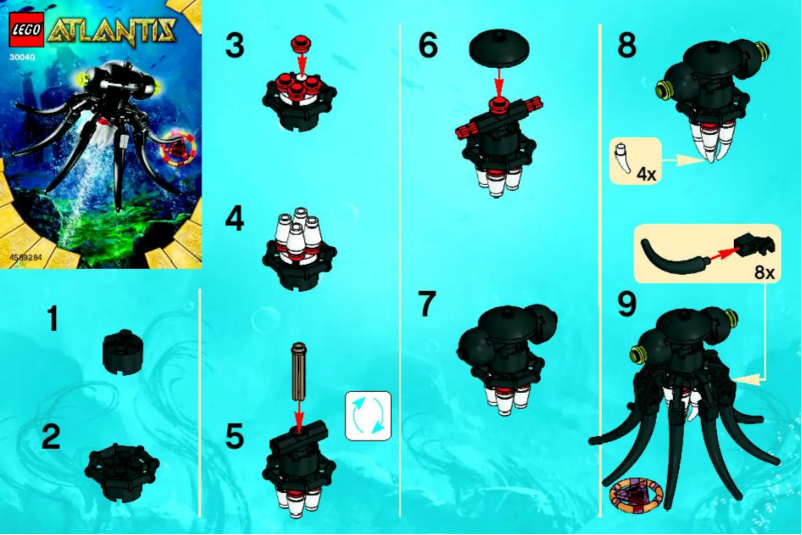 Página 1 del manual Manual de usuario Lego Octopus w/treasure ring