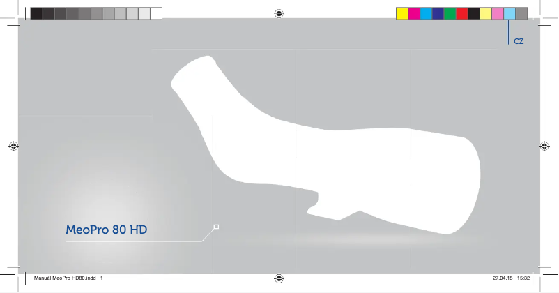 Page 1 of the manual User Manual Meopta MeoPro 80 HD