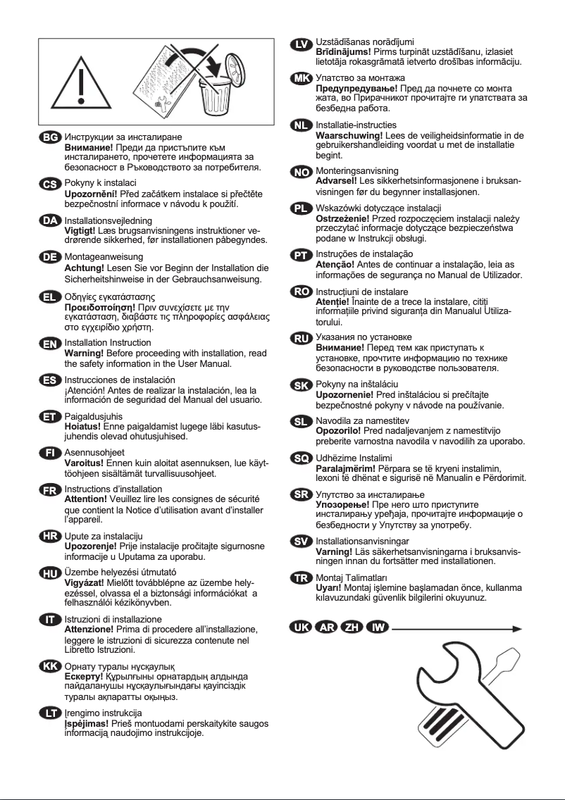 Page 1 de la notice Manuel utilisateur Electrolux EW8T3562C