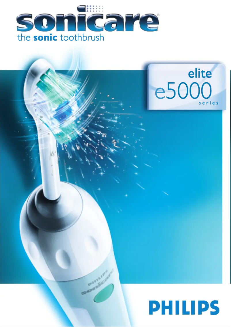 Page 1 de la notice Manuel utilisateur Philips Sonicare Essence HX5251