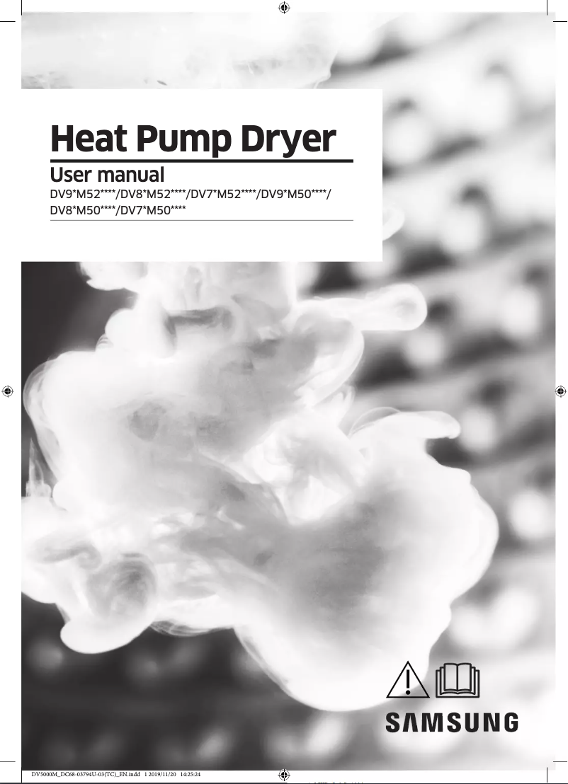 Página 1 del manual Manual de usuario Samsung DV90M5200QW