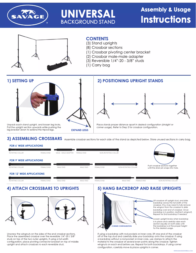 Page 1 de la notice Manuel utilisateur Savage R13