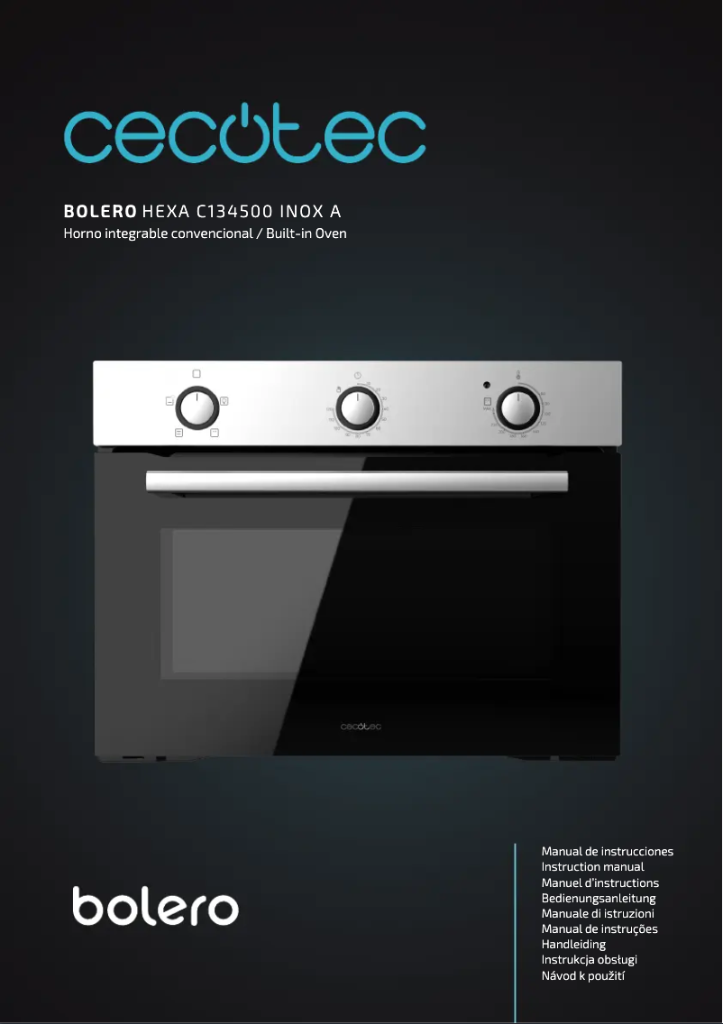 Page 1 of the manual User Manual Cecotec Bolero Hexa C134500 A