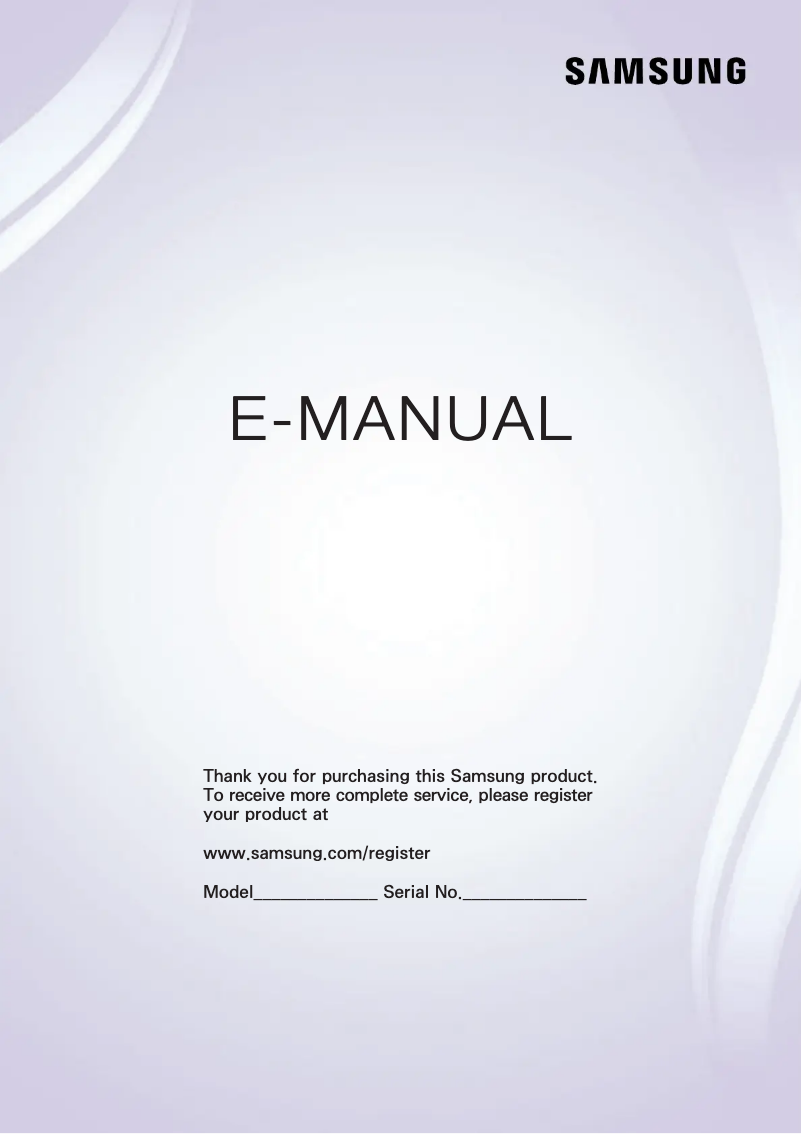 Página 1 del manual Manual de usuario Samsung UN50J5200DF