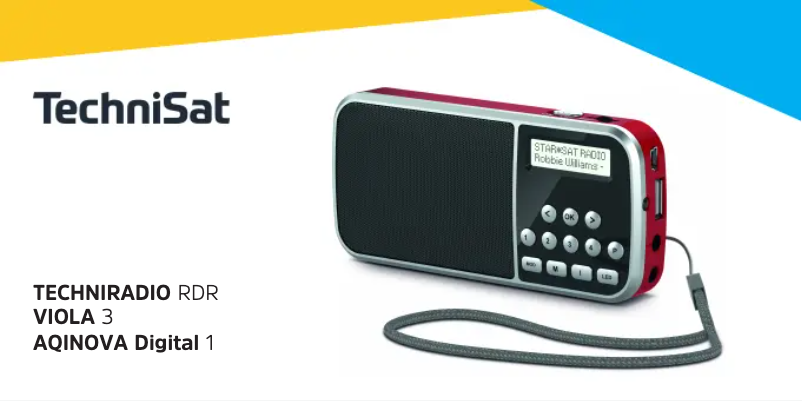 Page 1 de la notice Manuel utilisateur TechniSat Viola 3