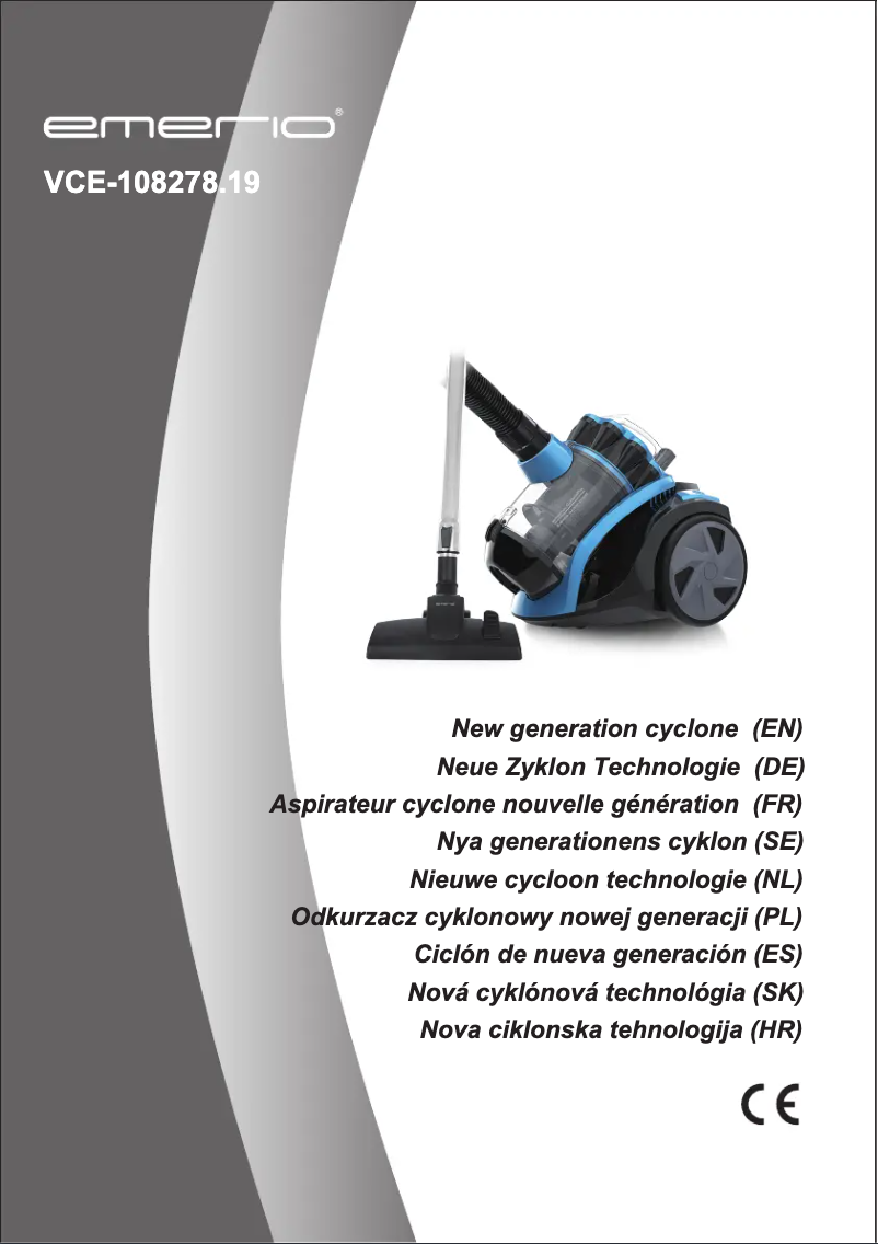 Página 1 del manual Manual de usuario Emerio VCE-108278.19