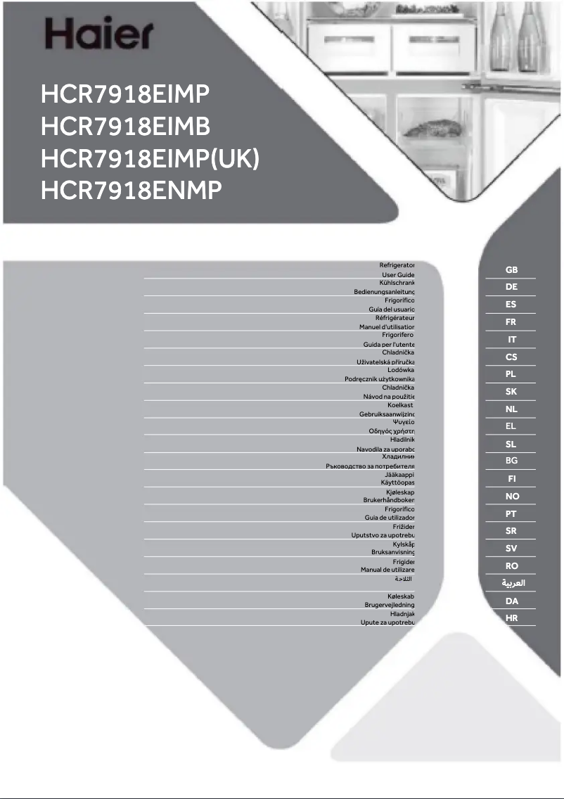 Página 1 del manual Manual de usuario Haier HCR7918ENMP