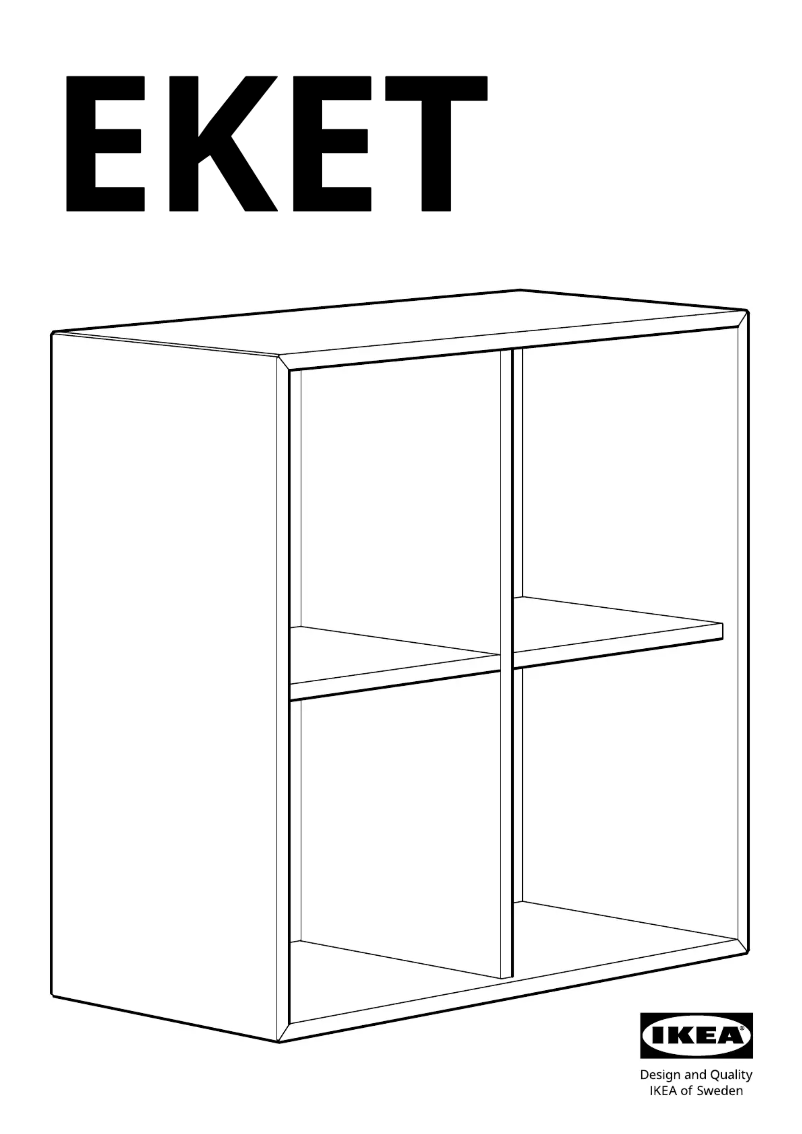 Page 1 de la notice Manuel utilisateur Ikea EKET 905.745.84