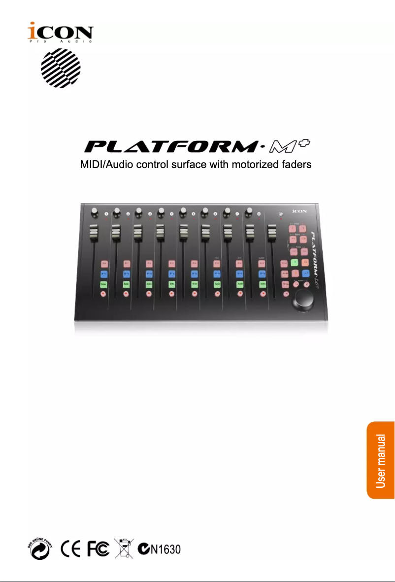 Page 1 de la notice Manuel utilisateur icon Platform M+