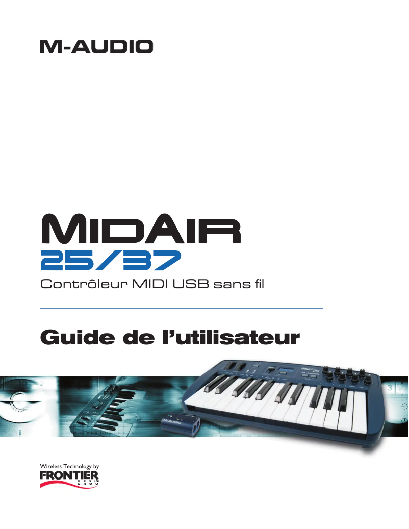 Page 1 of the manual User Manual M-Audio MidAir 37