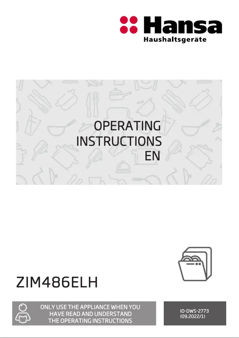 Page 1 de la notice Manuel utilisateur Hansa ZIM486ELH