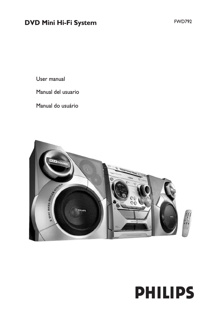 Image de la première page du manuel de l'appareil FWD792