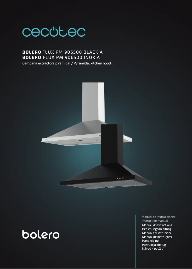 Página 1 del manual Manual de usuario Cecotec Bolero Flux PM 906500