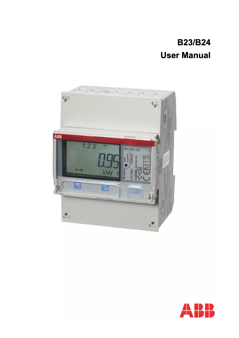 Página 1 del manual Manual de usuario ABB B24 212-600