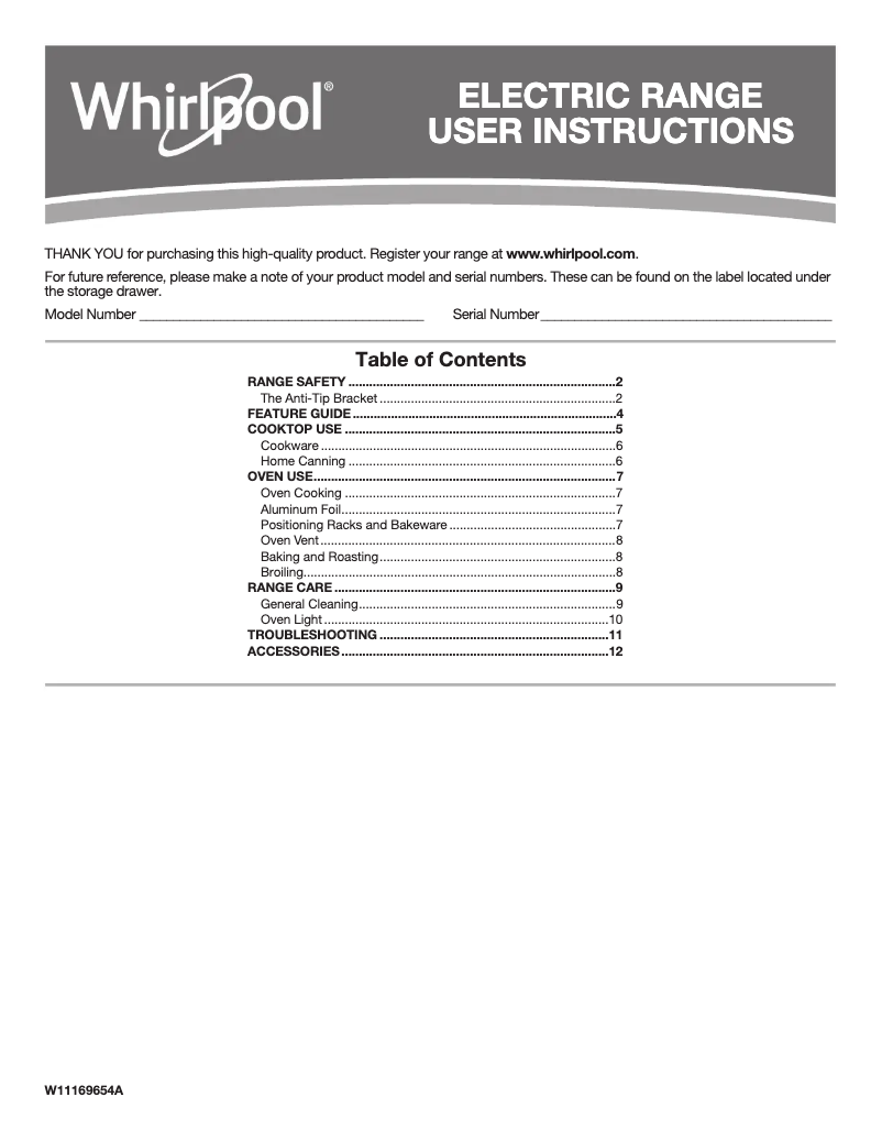 Page 1 de la notice Manuel utilisateur Whirlpool WFE500M4HSS
