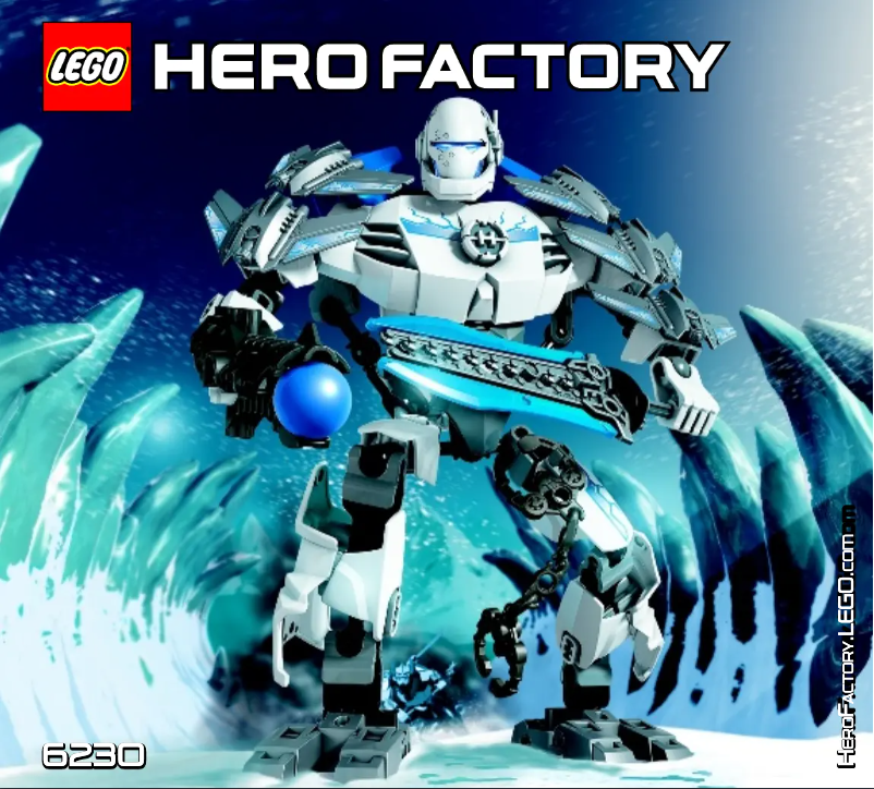 Page 1 de la notice Manuel utilisateur Lego Hero Factory 6230