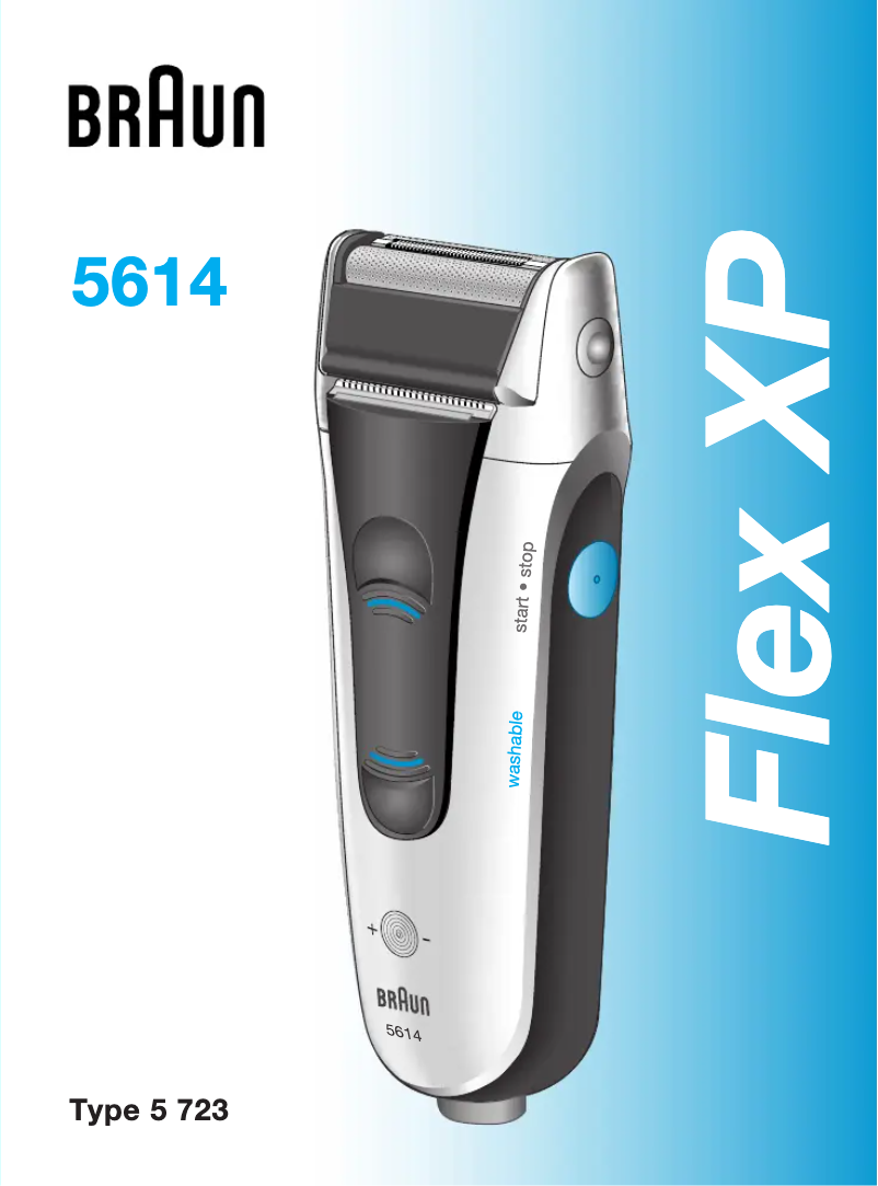 Página 1 del manual Manual de usuario Braun Flex XP 5614