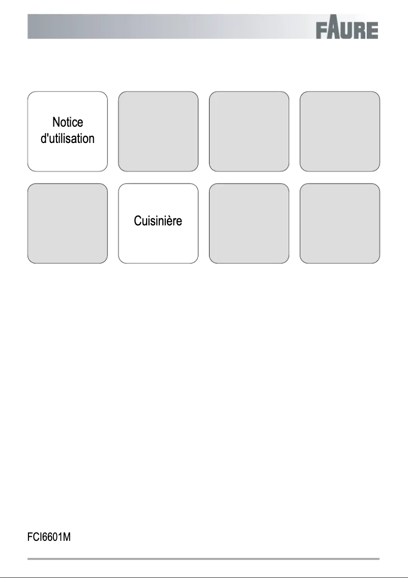Page 1 of the manual User Manual Faure FCI6601MSP