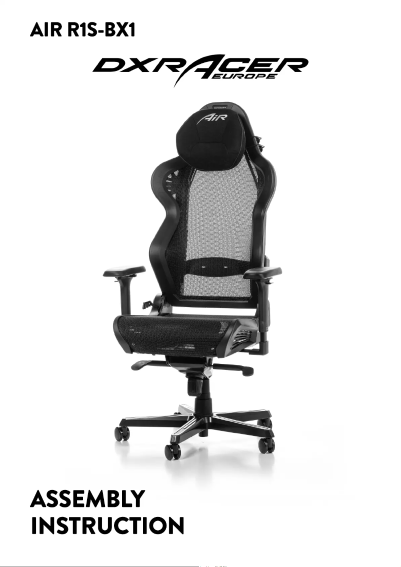 Page 1 de la notice Manuel utilisateur DXRacer AIR R1S-NN