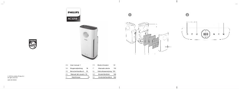Image de la première page du manuel de l'appareil AC3259