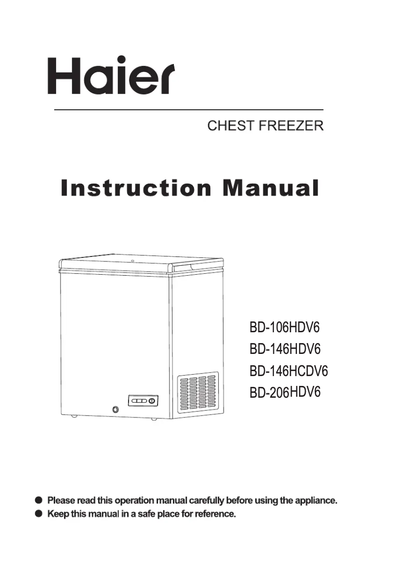 Página 1 del manual Manual de usuario Haier BD-206HDV6