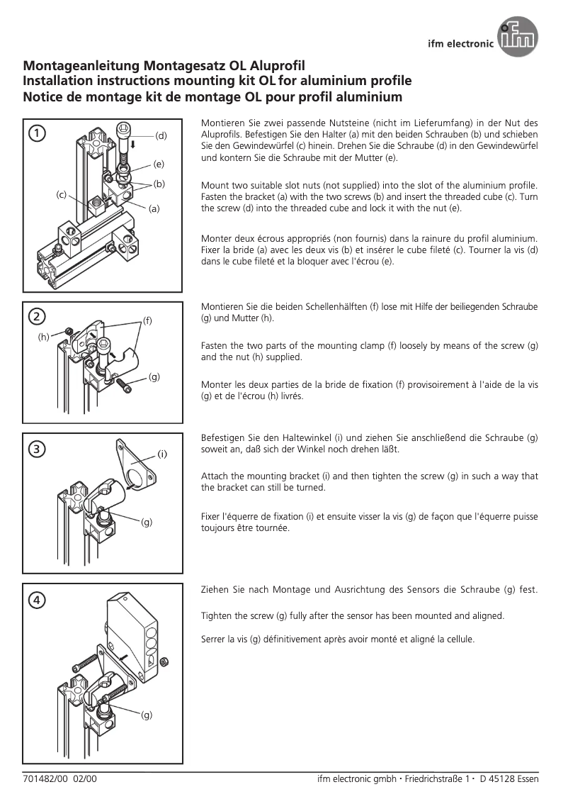 Page 1 de la notice Manuel utilisateur IFM E20880