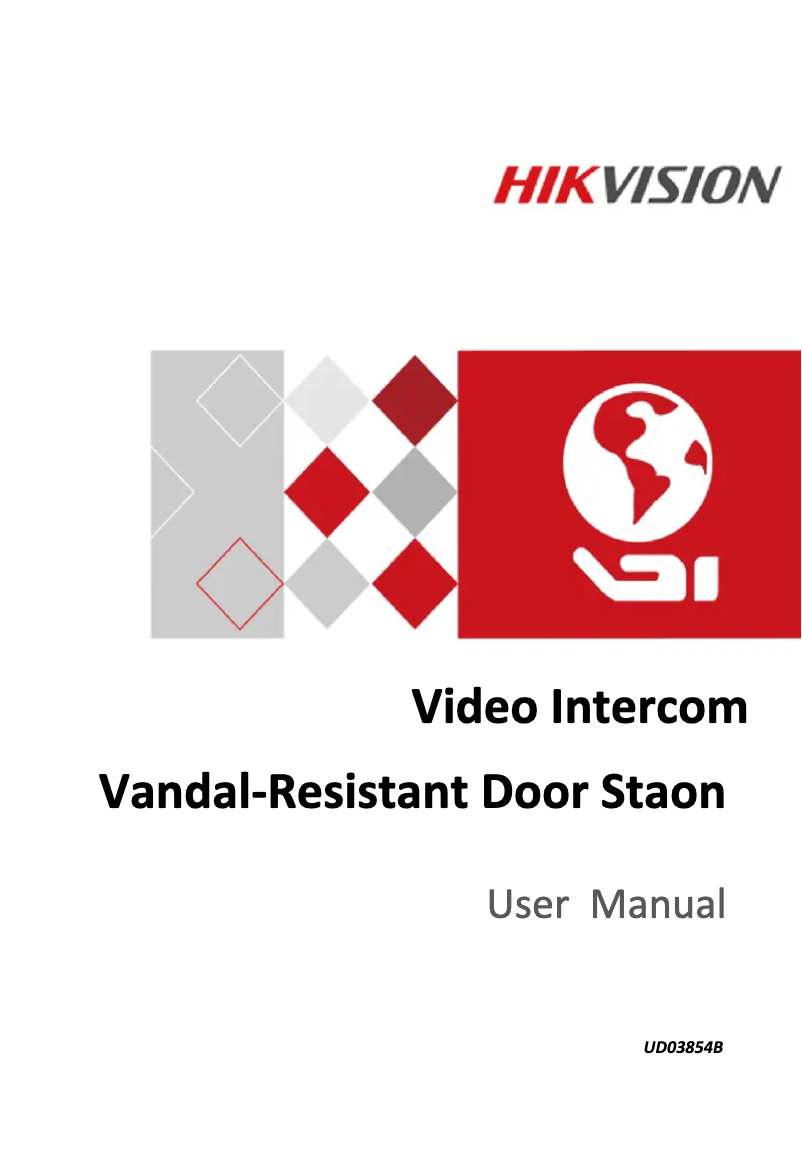 Página 1 del manual Manual de usuario Hikvision DS-KB8112