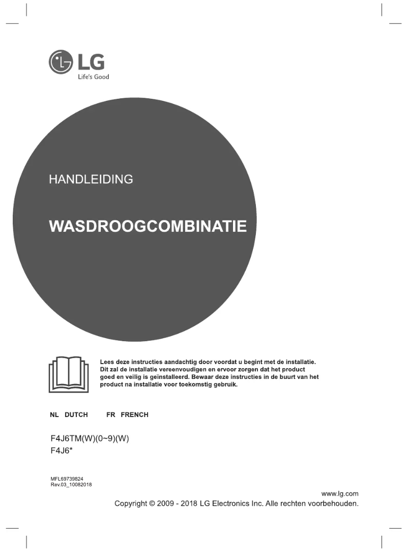 Page 1 de la notice Manuel utilisateur LG F4J6TM0W