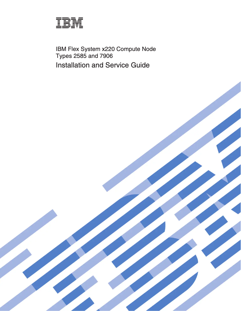 Page 1 de la notice Manuel utilisateur Lenovo Flex System x220