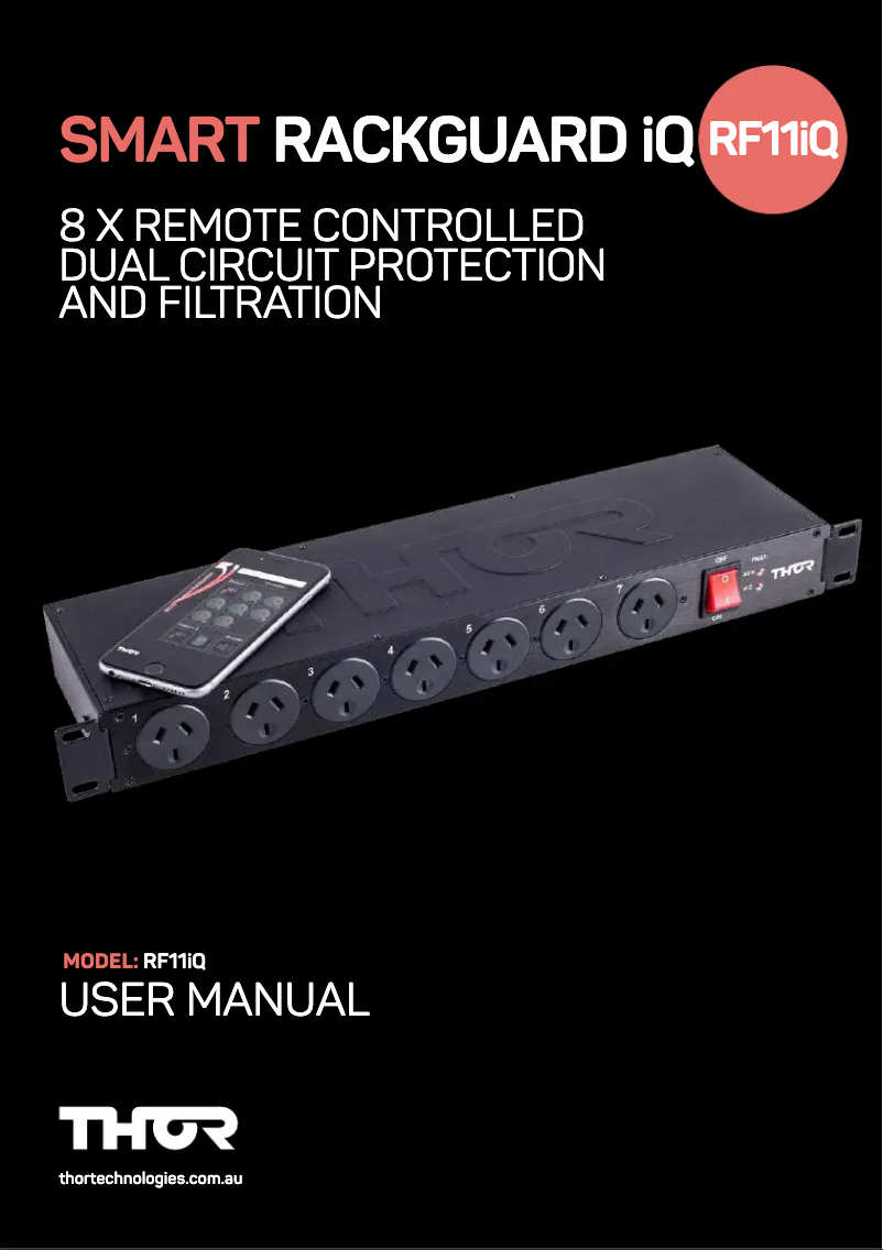 Page 1 de la notice Manuel utilisateur Thor RF11IQ