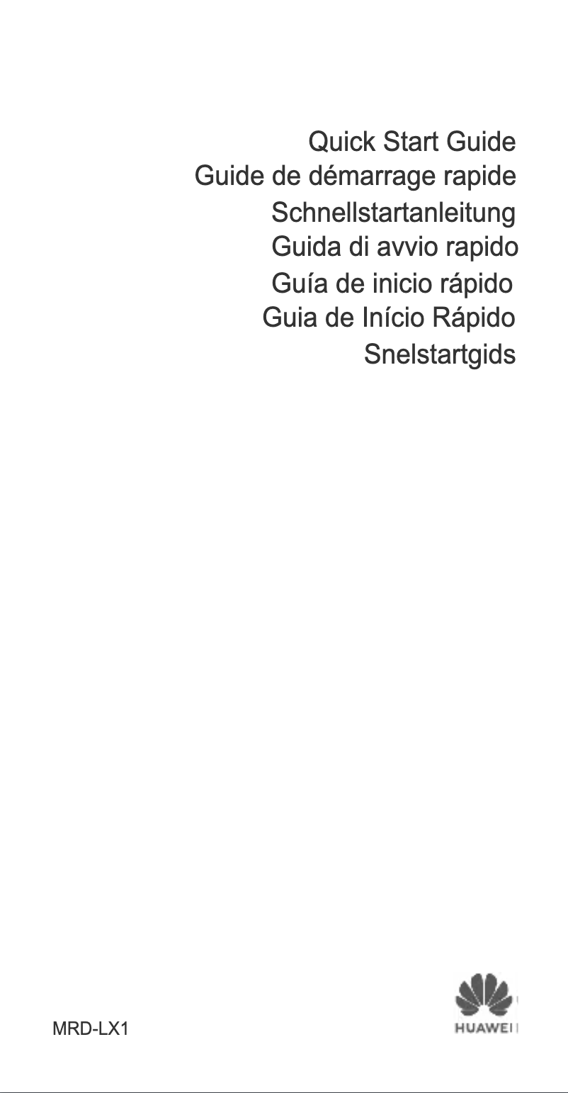 Page 1 de la notice Manuel utilisateur Huawei Y6 (2019)