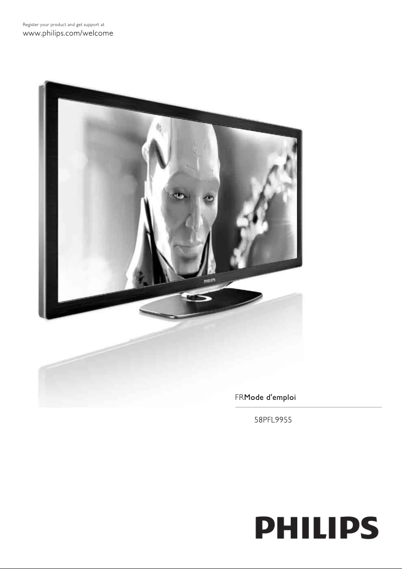 Page n°1 - Manuel utilisateur Philips Cinema 58PFL9955H