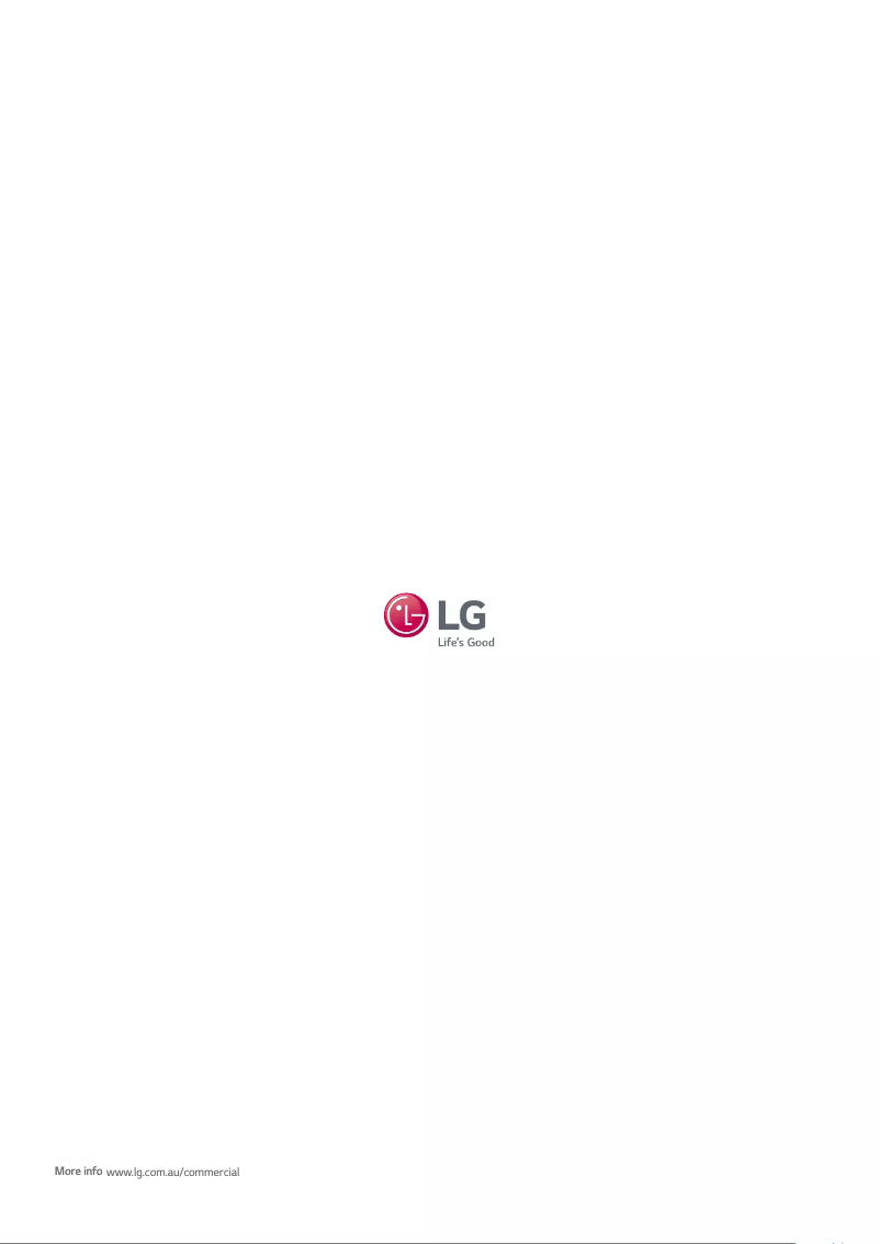 Page 1 of the manual Technical Sheet LG 75XS2C