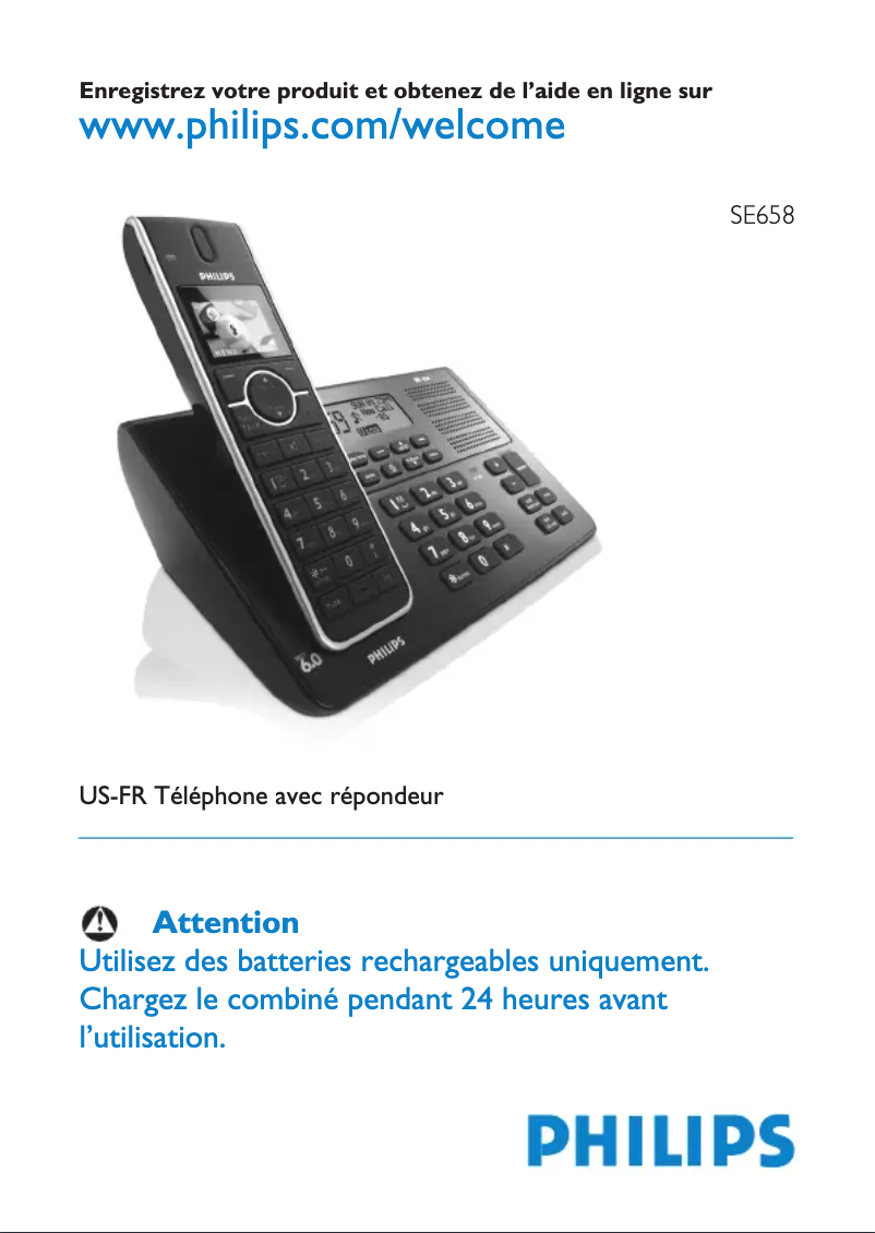 Page n°1 - Manuel utilisateur Philips SE6582B